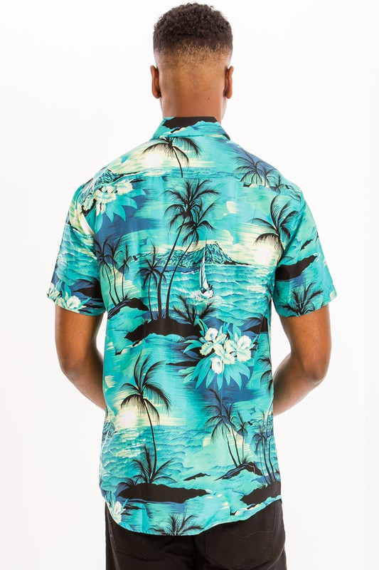 Men’s PRINT HAWAIIAN SHIRT