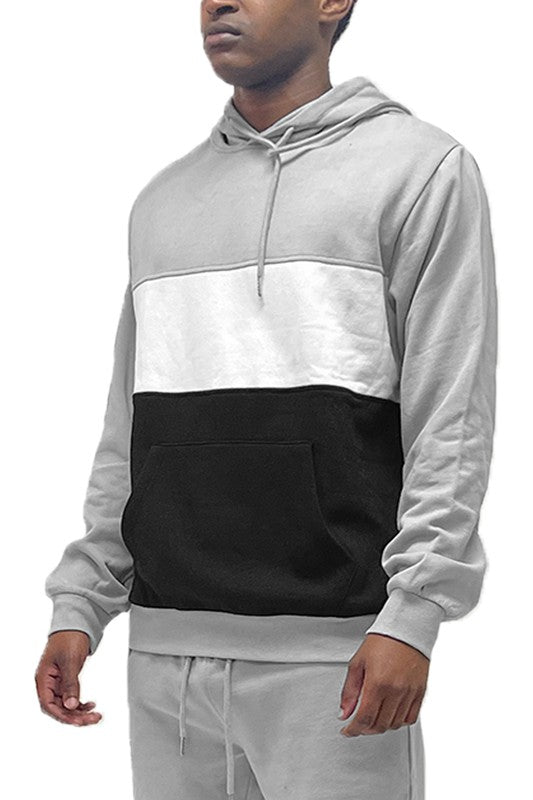 Men’s COLOR BLOCK PULLOVER HOODIE