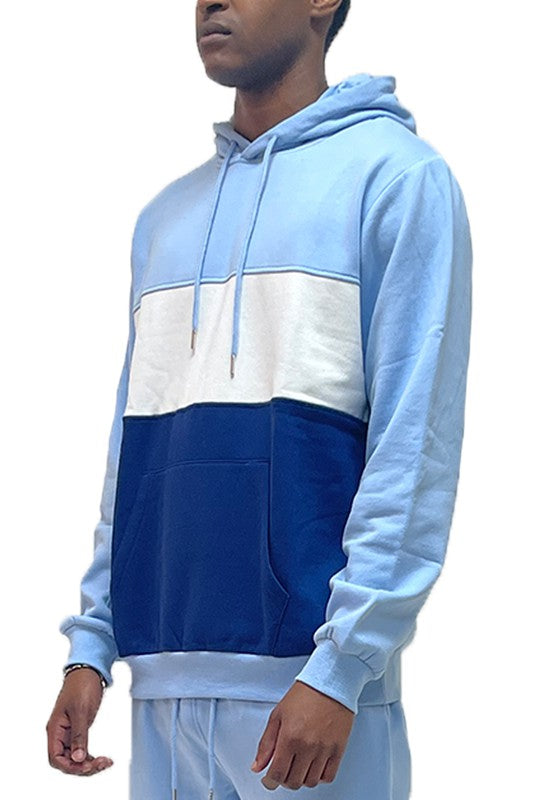 Men’s COLOR BLOCK PULLOVER HOODIE