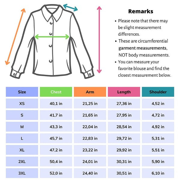 Women Button-up Blouse with Long Sleeve
