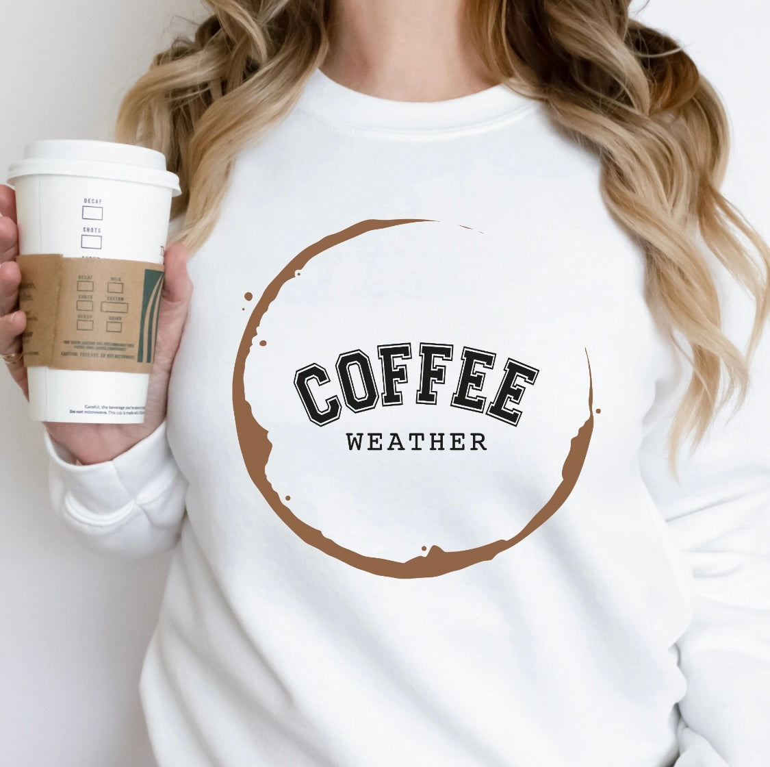 Coffee Weather Graphic Hoodie