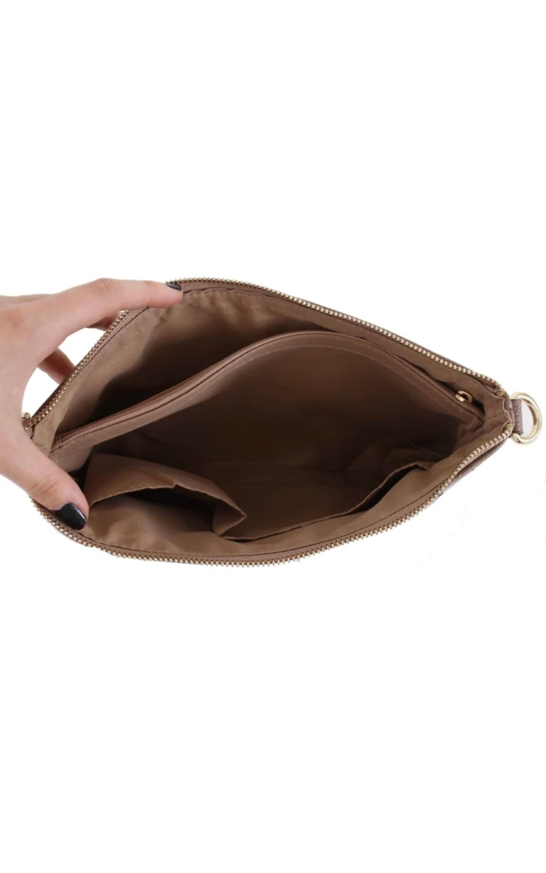 Zipper Pouch Wristlet Purse